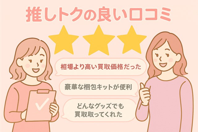 推しトクの口コミ