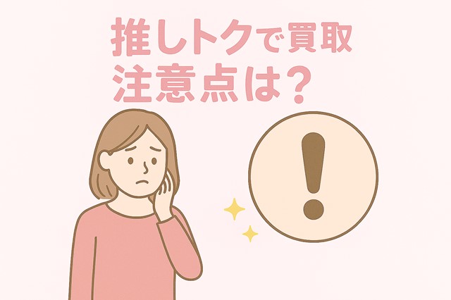 推しトクの注意点