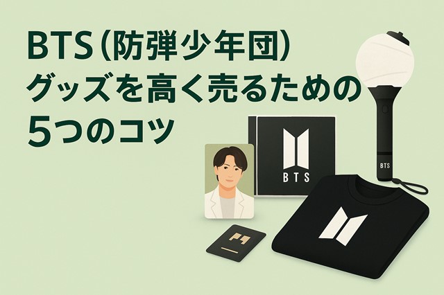 BTSグッズを高く売るコツ